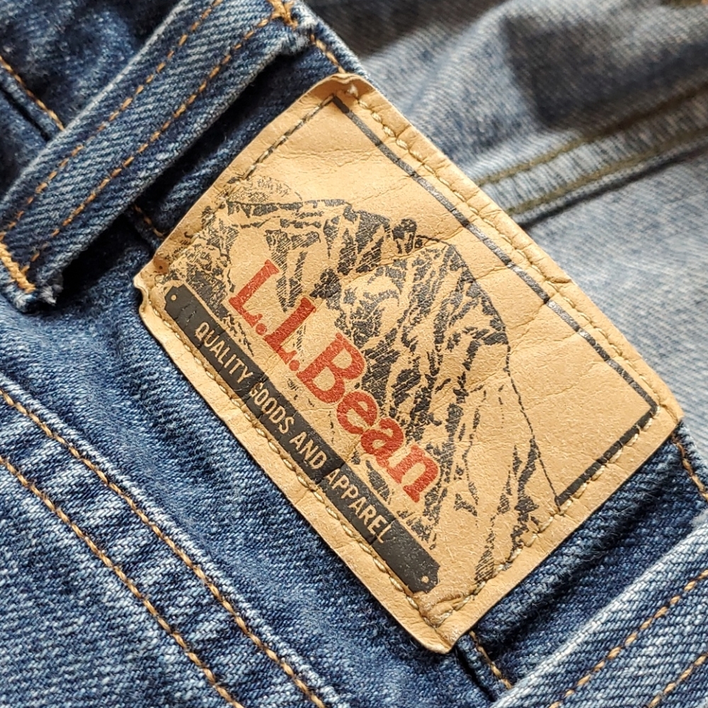 Mens L.L. Bean Natural Fit jeans size 36x29 blue - Picture 3 of 6